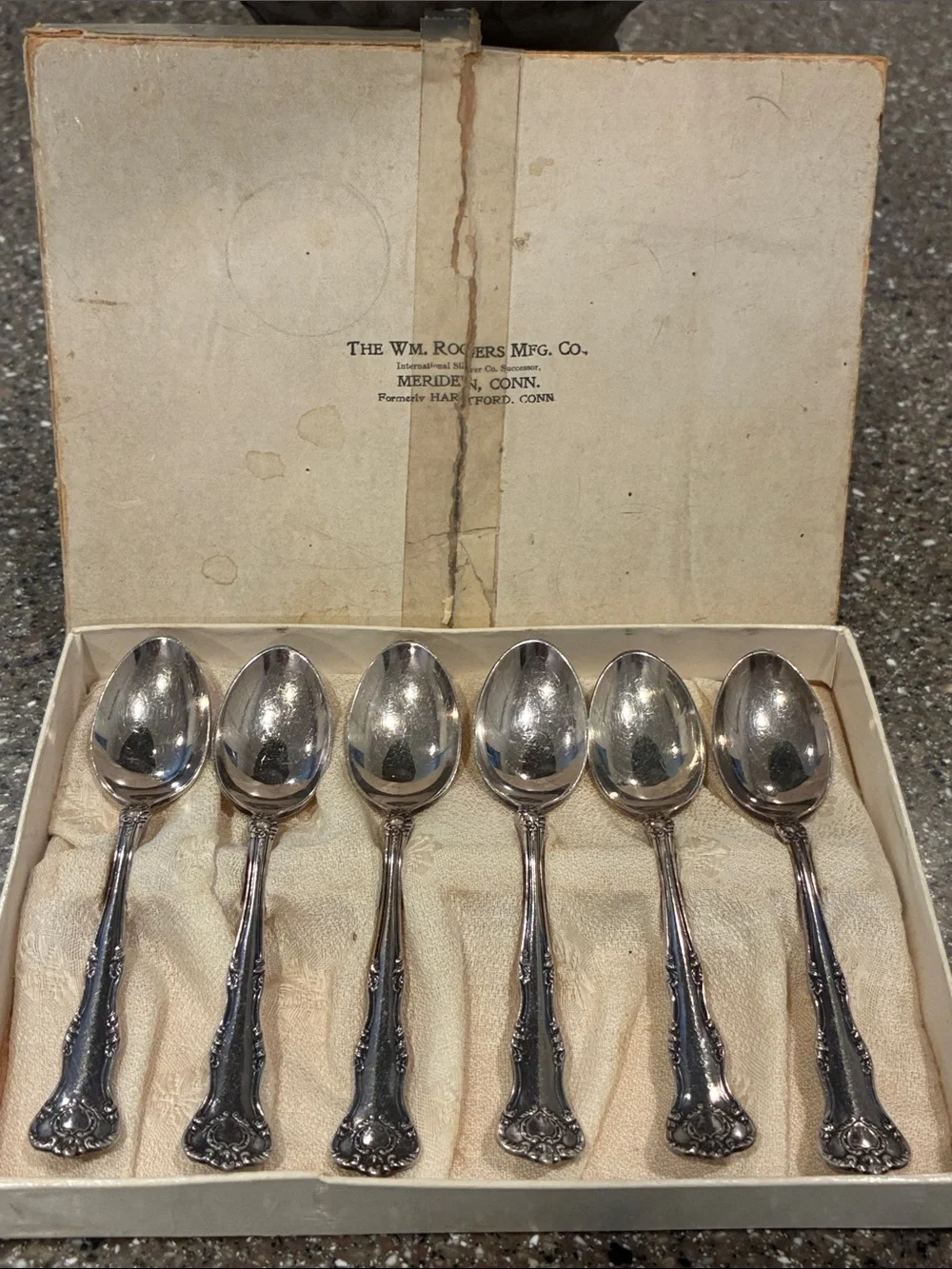 Vintage Wm. Rogers Mfg. Co. Demitasse Spoons - Set of 6